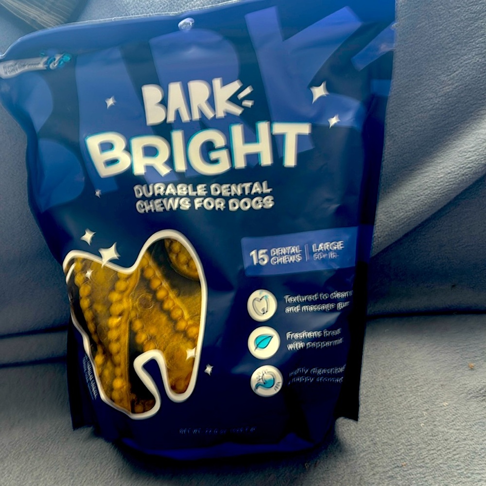 Bark! - large dog dental chews —